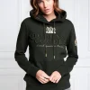Fashion HC Heritage Hoodie (Racing Green) Women Hoodies & Sweatshirts|Hoodies