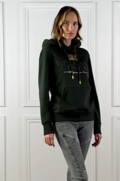 Fashion HC Heritage Hoodie (Racing Green) Women Hoodies & Sweatshirts|Hoodies