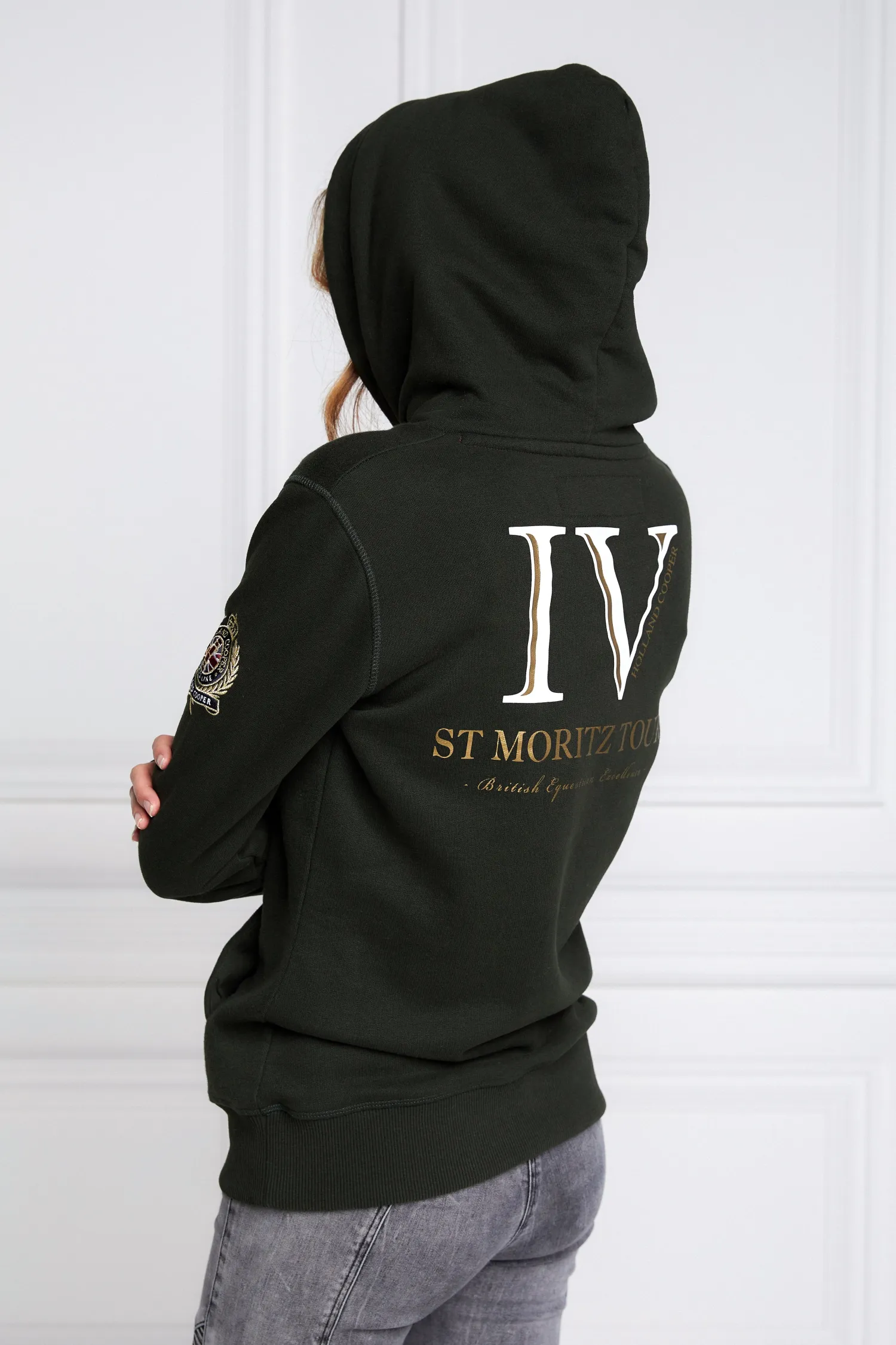 Fashion HC Heritage Hoodie (Racing Green) Women Hoodies & Sweatshirts|Hoodies