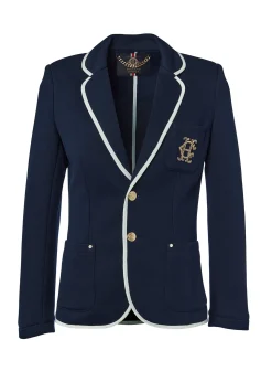 Online Henley Blazer (Ink Navy) Women Jackets|Blazers