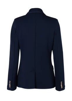 Hot Henley Blazer (Navy Navy) Women Jackets|Blazers
