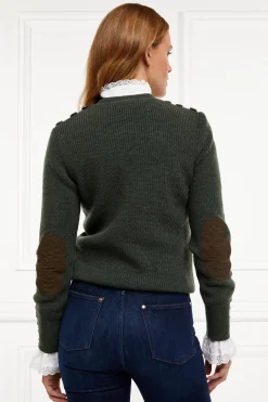 Fashion Heritage Crew Neck Knit (Forest Marl) Women Knitwear
