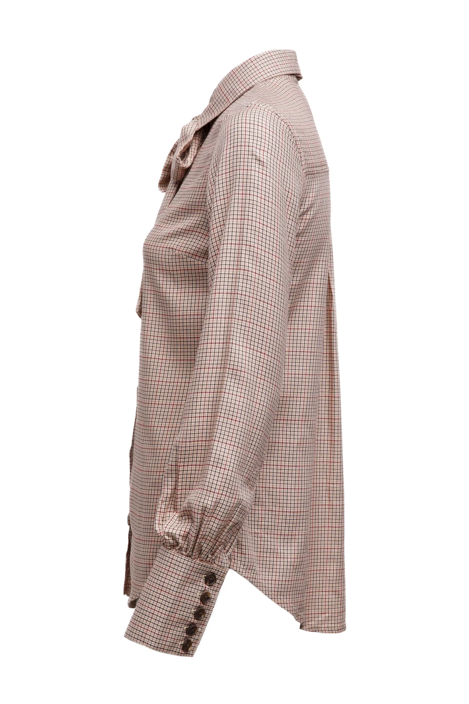 Outlet Heritage Shirt (Oatmeal Check) Women Shirts & Blouses