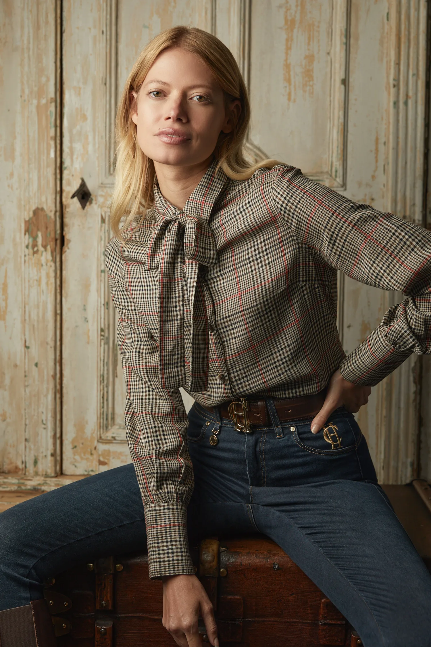 Fashion Heritage Shirt (Orange Windsor) Women Shirts & Blouses