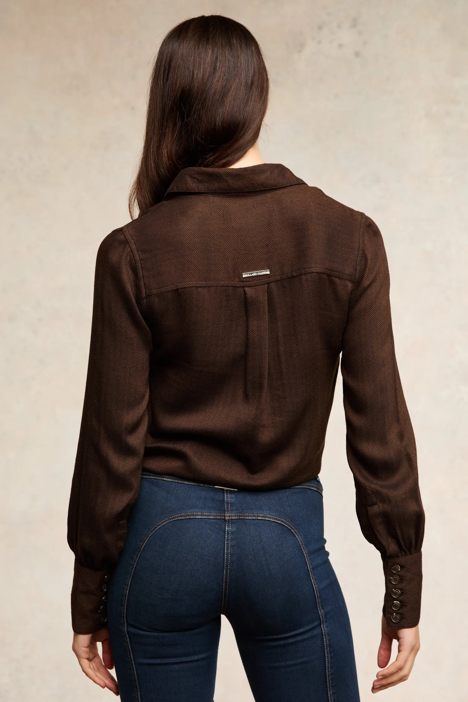 Online Heritage Shirt (Tobacco Herringbone) Women Shirts & Blouses