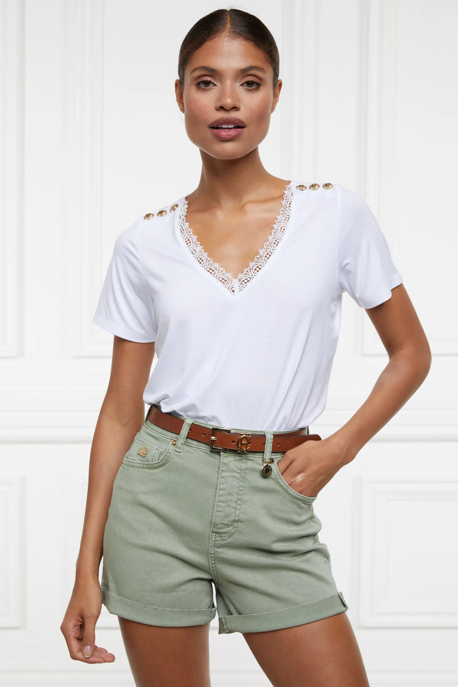 Sale High Rise Denim Short Women Shorts