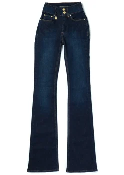 Best High Rise Flared Jean (Deep Indigo) Women Jeans