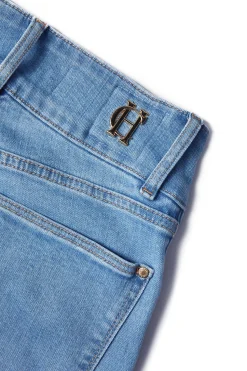 Fashion High Rise Flared Jean (Light Denim) Women Jeans