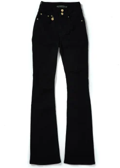 Discount High Rise Flared Jean (Stay Black) Women Jeans