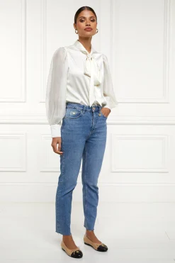 Online High Rise Slim Jean (Vintage Indigo) Women Court Shoe|Jeans