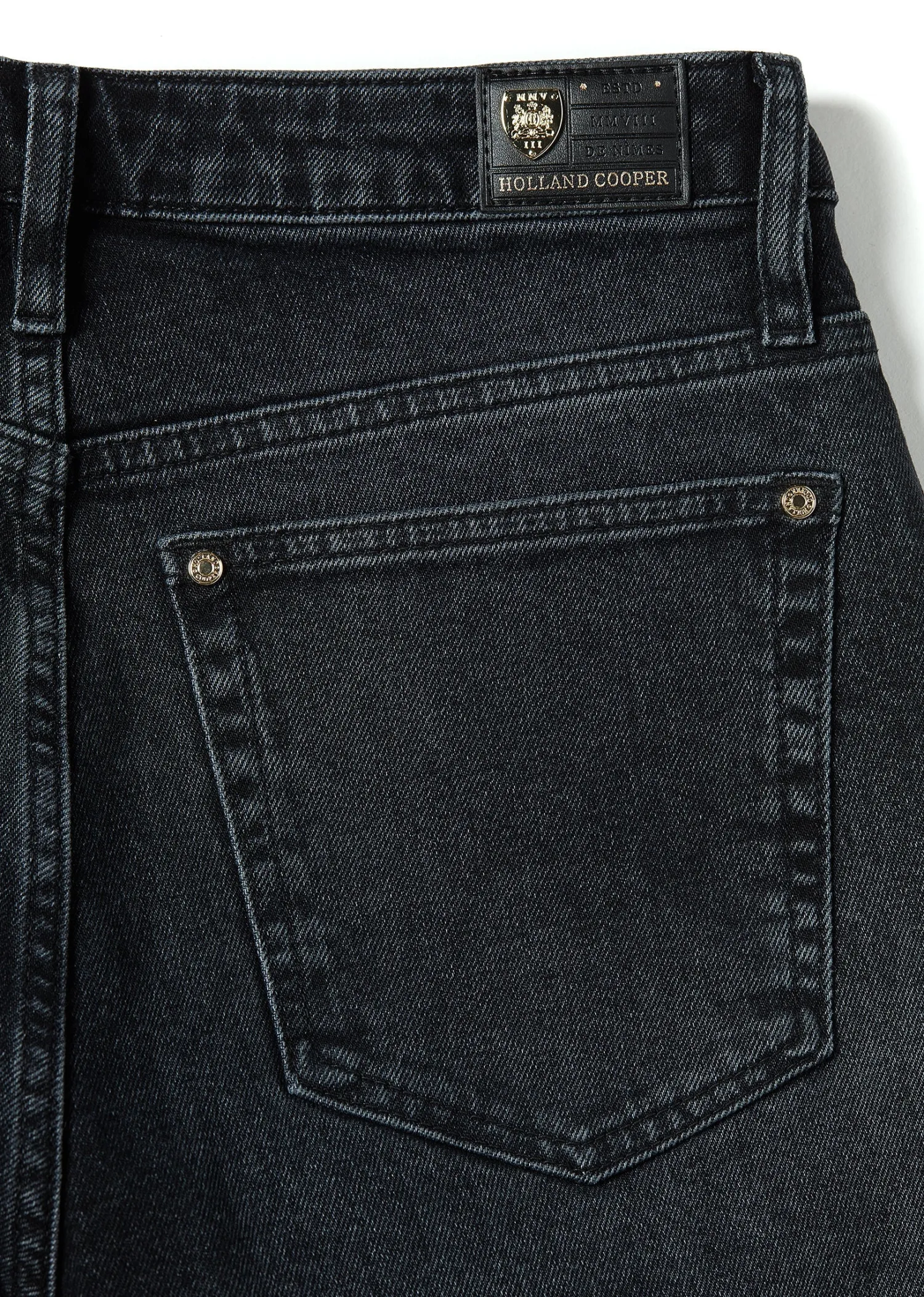 Online High Rise Slim Jean (Washed Black) Women Jeans