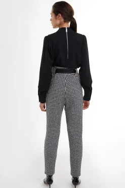 Fashion High Waisted Peg Trouser Women Trousers|Tailoring