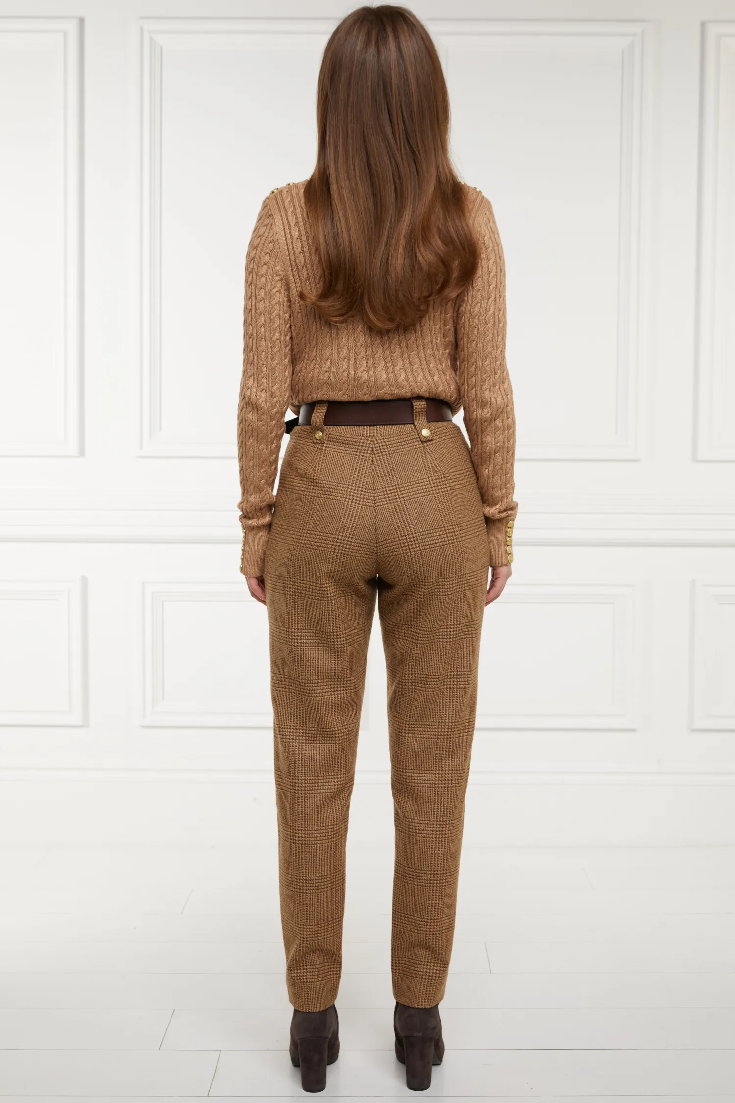 Outlet High Waisted Peg Trouser Women Trousers|Tailoring