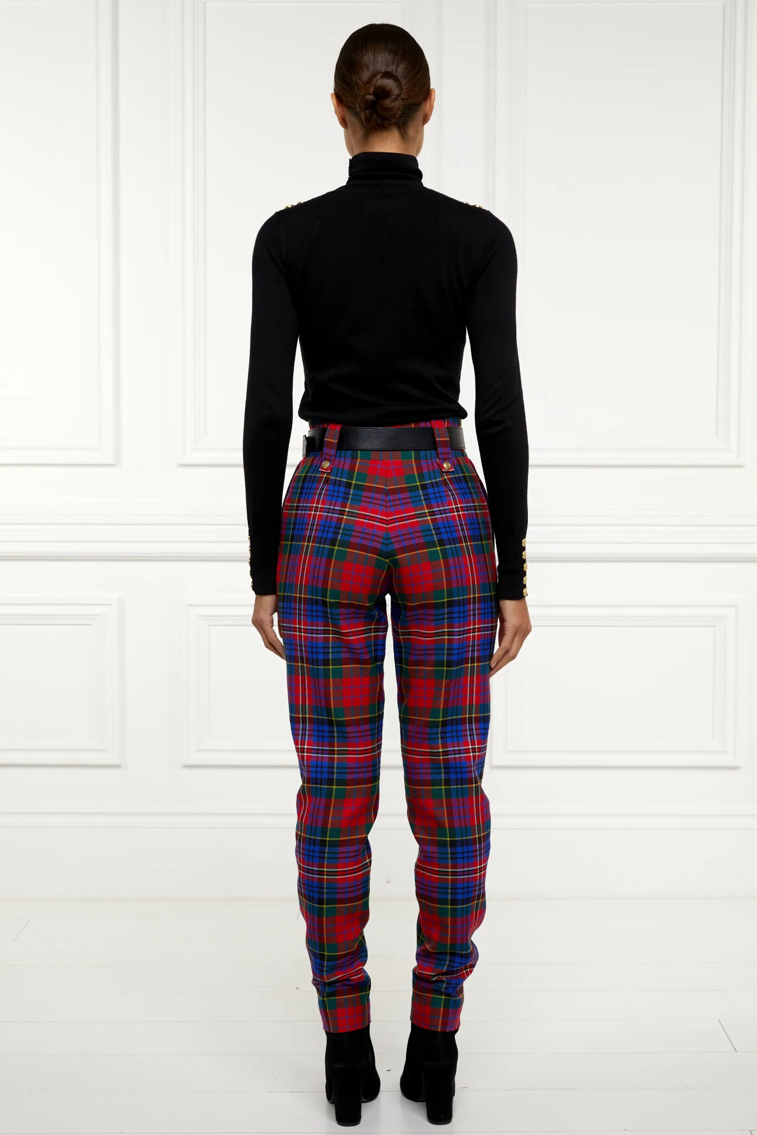 New High Waisted Peg Trouser Women Trousers