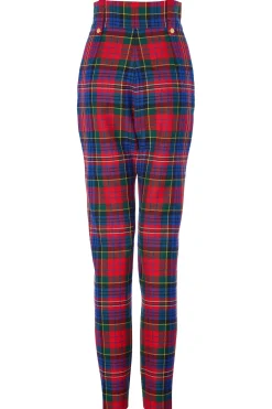 New High Waisted Peg Trouser Women Trousers
