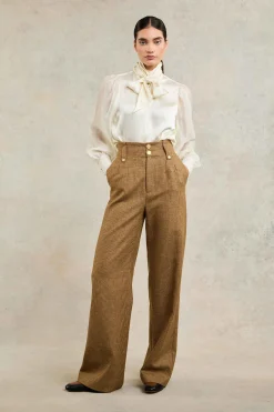 Discount High Waisted Straight Trouser Women Trousers|Tailoring