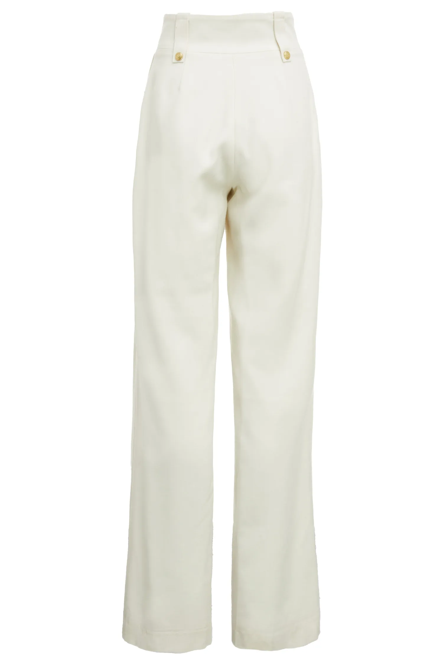 Clearance High Waisted Straight Trouser Women Trousers