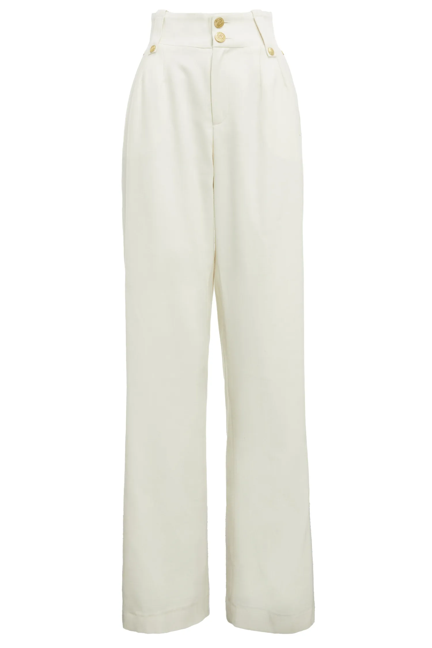 Clearance High Waisted Straight Trouser Women Trousers
