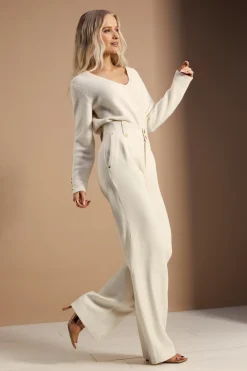 Clearance High Waisted Straight Trouser Women Trousers