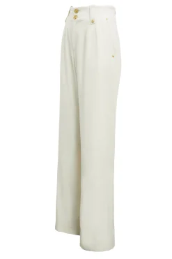 Clearance High Waisted Straight Trouser Women Trousers