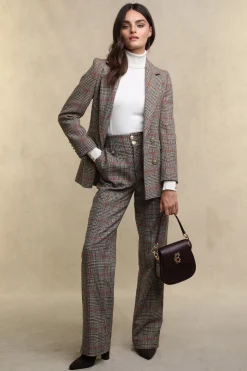 Best High Waisted Straight Trouser (Orange Windsor) Women Trousers|Tailoring