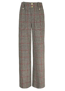 Best High Waisted Straight Trouser (Orange Windsor) Women Trousers|Tailoring
