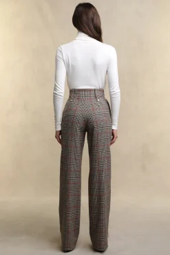 Best High Waisted Straight Trouser (Orange Windsor) Women Trousers|Tailoring