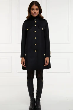 Clearance Highbury Cape Coat (Black Twill) Women Capes