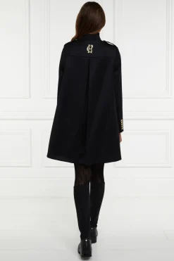Clearance Highbury Cape Coat (Black Twill) Women Capes