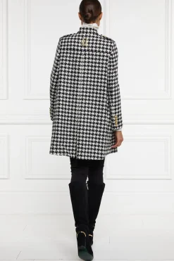 Hot Highbury Cape Coat (Large Scale Houndstooth) Women Capes|Tailoring