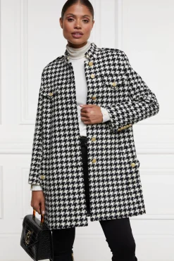 Hot Highbury Cape Coat (Large Scale Houndstooth) Women Capes|Tailoring