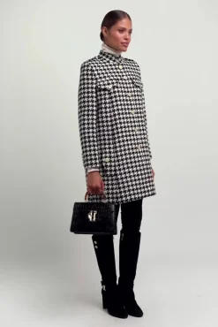 Hot Highbury Cape Coat (Large Scale Houndstooth) Women Capes|Tailoring