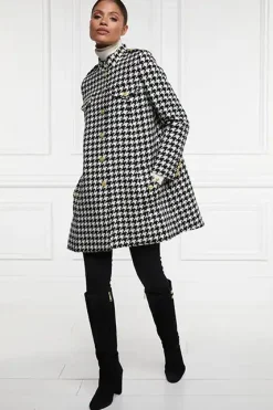 Hot Highbury Cape Coat (Large Scale Houndstooth) Women Capes|Tailoring