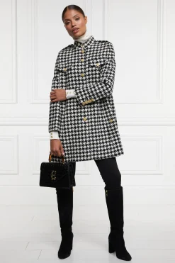 Hot Highbury Cape Coat (Large Scale Houndstooth) Women Capes|Tailoring