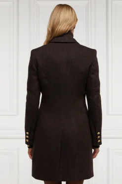 Outlet Highgrove Coat (Chocolate Herringbone) Women Coats|Tailoring