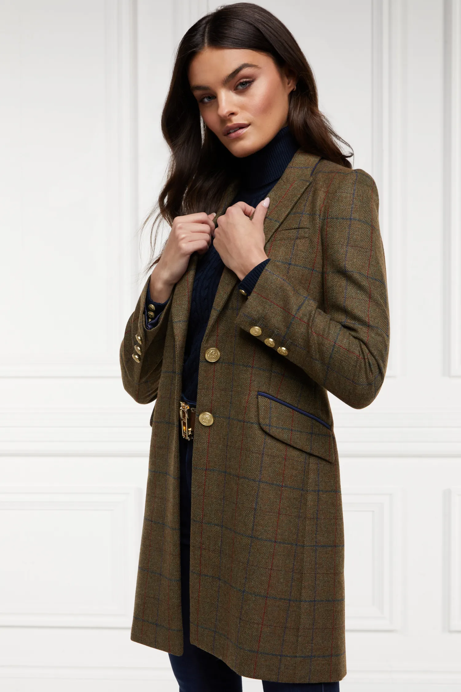 Outlet Highgrove Coat (Glen Green) Women Coats|Tailoring