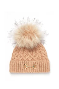 Online Horsebit Bobble Hat Women Hats & Headbands|Hats & Headbands