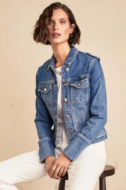 Clearance Iconic Denim Jacket (Classic Indigo) Women Jackets