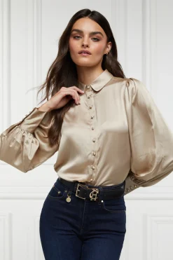 Discount Isla Satin Shirt Women Shirts & Blouses