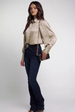 Discount Isla Satin Shirt Women Shirts & Blouses