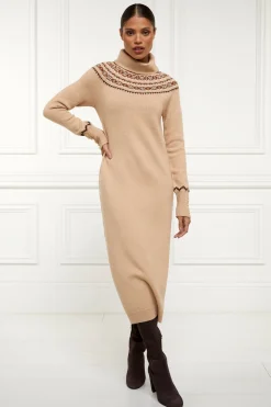 Sale Jennifer Midi Knit Dress Women Knitwear