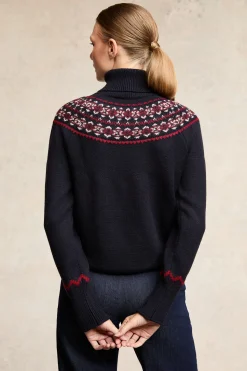 Outlet Jennifer Roll Neck Knit (Ink Navy) Women Knitwear