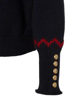 Outlet Jennifer Roll Neck Knit (Ink Navy) Women Knitwear