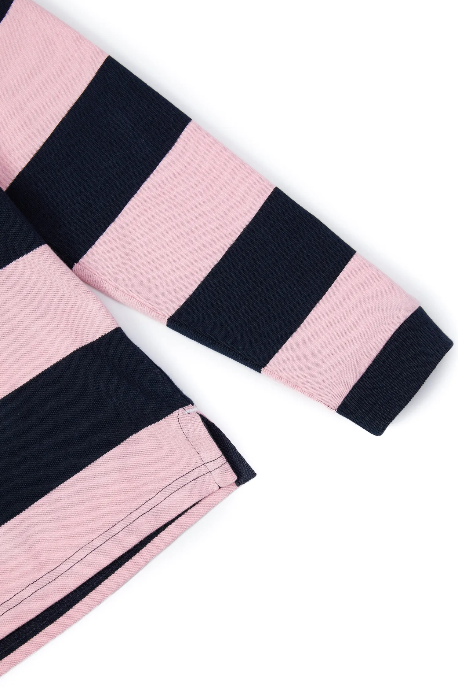 Clearance JHC Sweatshirt (Ink Navy Pale Pink) Women Polo Shirts & Tees|Polo Shirts