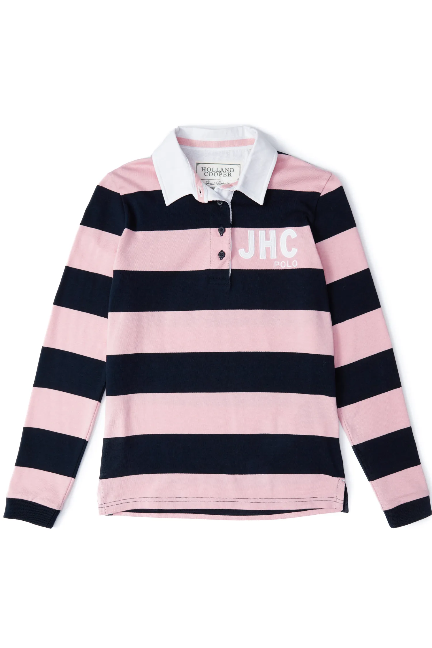 Clearance JHC Sweatshirt (Ink Navy Pale Pink) Women Polo Shirts & Tees|Polo Shirts