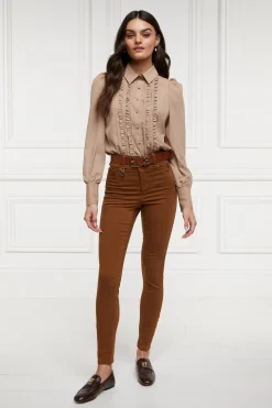 Hot Jodhpur Jean (Dark Caramel) Women Jeans