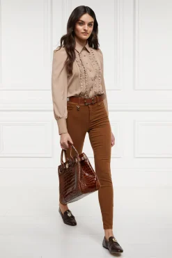 Hot Jodhpur Jean (Dark Caramel) Women Jeans