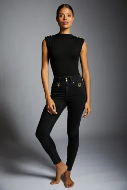 Fashion Jodhpur Jean (Washed Black) Women Jeans