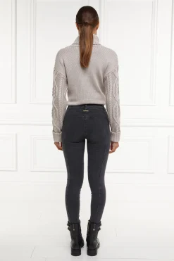 Fashion Jodhpur Jean (Washed Black) Women Jeans