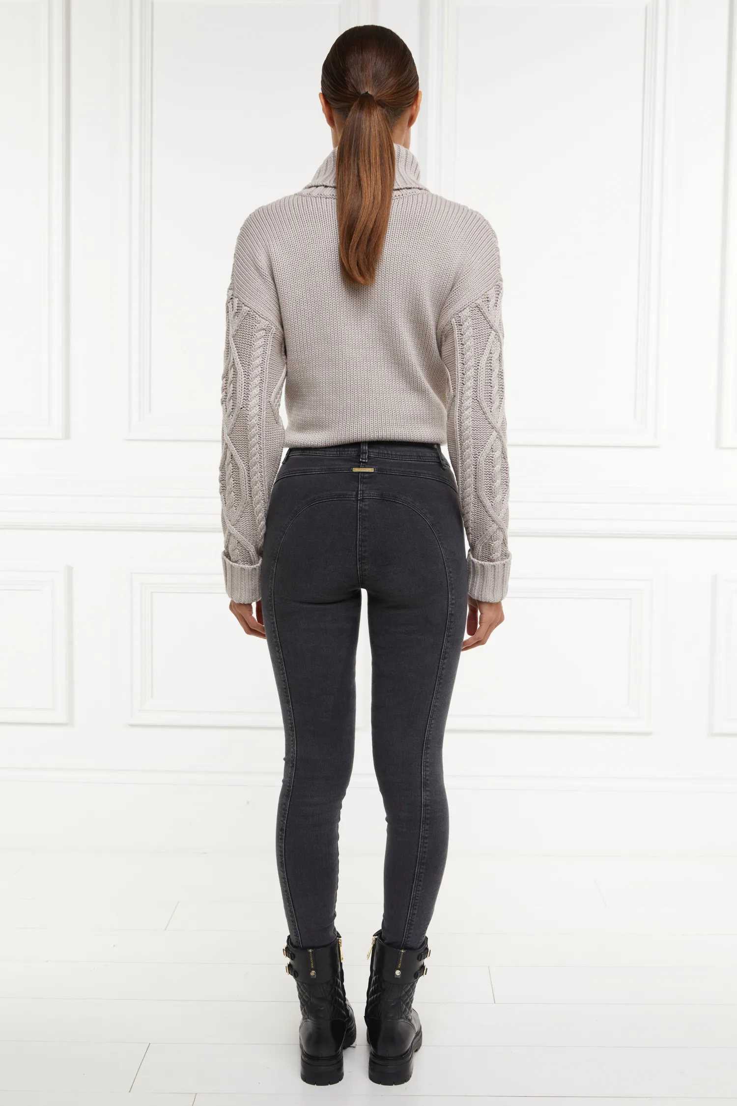 Fashion Jodhpur Jean (Washed Black) Women Jeans